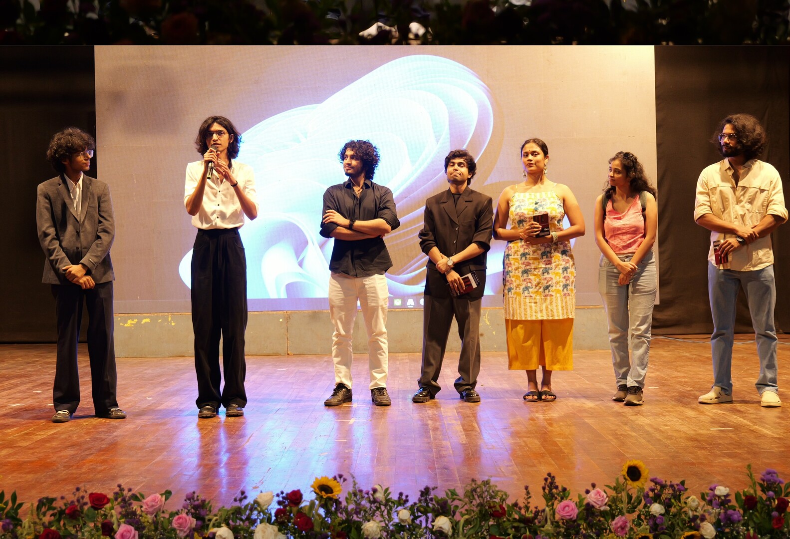 Award winners on stage